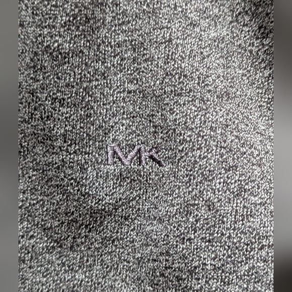 Michael Kors Charcoal Gray Quarter Zip-Up Sweater | Men’s Knit Cardigan - Picture 4 of 5